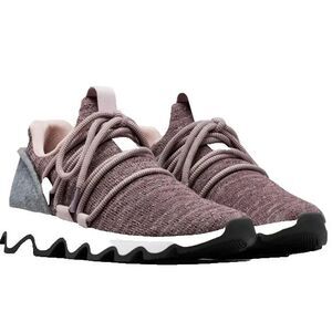 Sorel Women's Kinetic Lace Running Sneakers  Size 9  Purple / Sage  MSRP $130